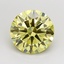 2.50 Ct. Fancy Intense  Yellow Round Lab Grown Diamond