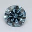 2.50 Ct. Fancy Vivid Blue Round Lab Grown Diamond