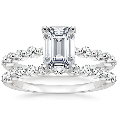 18K White Gold Marseille Diamond Bridal Set (1/2 ct. tw.)