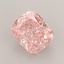 1.63 Ct. Fancy Vivid Pink Cushion Lab Grown Diamond