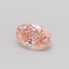0.31 Ct. Fancy Vivid Pink Oval Lab Grown Diamond