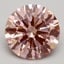 3.06 Ct. Fancy Intense Pink Round Lab Grown Diamond