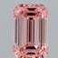 1.51 Ct. Fancy Vivid Pink Emerald Lab Grown Diamond