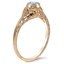 The Theanna Ring, smalltop view on a hand