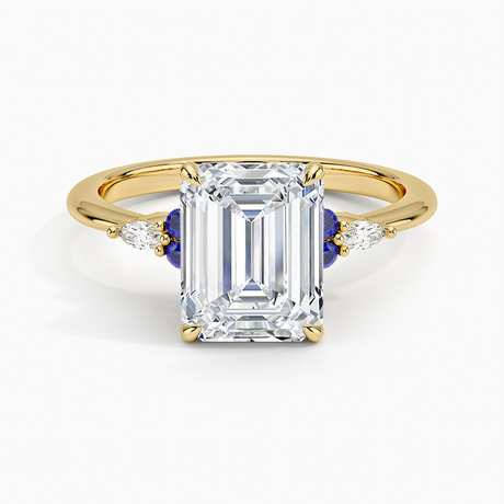 Sapphire and Diamond Engagement Ring
