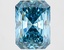3.41 Ct. Fancy Vivid Blue Radiant Lab Grown Diamond