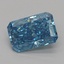 1.04 Ct. Fancy Vivid Blue Radiant Lab Grown Diamond