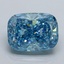 1.75 Ct. Fancy Vivid Blue Cushion Lab Grown Diamond