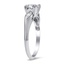 The Estrella Ring, smalltop view on a hand