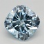 1.59 Ct. Fancy Intense Blue Cushion Lab Grown Diamond
