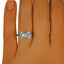 The Jira Ring, smalltop view on a hand