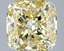 2.54 Ct. Fancy  Yellow Cushion Lab Grown Diamond