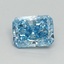 1.85 Ct. Fancy Vivid Blue Radiant Lab Grown Diamond