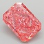 5.08 Ct. Fancy Vivid Pink Radiant Lab Grown Diamond