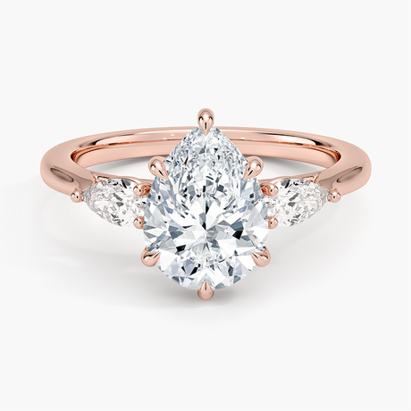 14K Rose Gold Opera Perfect Fit Diamond Ring