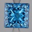 3.05 Ct. Fancy Deep Blue Princess Lab Grown Diamond