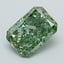 1.43 Ct. Fancy Vivid Green Radiant Lab Grown Diamond