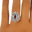 The Kalanit Ring, smalltop view on a hand