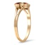 The Priscella Ring, smalltop view on a hand