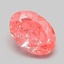 1.09 Ct. Fancy Vivid Pink Oval Lab Grown Diamond