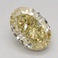 2.19 Ct. Fancy Intense Yellow Oval Lab Grown Diamond