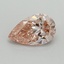 1.51 Ct. Fancy Intense Pink Pear Lab Grown Diamond