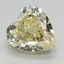 2.46 Ct. Fancy Intense Yellow Heart Lab Grown Diamond