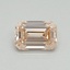 0.53 Ct. Fancy Pink Emerald Lab Grown Diamond