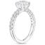 18K White Gold Valeria Diamond Ring, smallside view