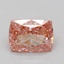 7.08 Ct. Fancy Vivid Pink Cushion Lab Grown Diamond