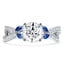 Custom Entwined Channel Diamond Ring