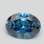 2.03 Ct. Fancy Vivid Blue Oval Lab Grown Diamond