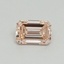 0.45 Ct. Fancy Pink Emerald Lab Grown Diamond