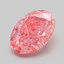 1.07 Ct. Fancy Vivid Pink Oval Lab Grown Diamond