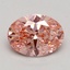 1.70 Ct. Fancy Intense Pink Oval Lab Grown Diamond
