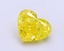 1.55 Ct. Fancy Vivid  Yellow Heart Lab Grown Diamond