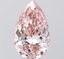 5.02 Ct. Fancy Intense Brownish Pink Pear Lab Grown Diamond