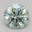 0.71 Ct. Fancy Intense Bluish Green Round Lab Grown Diamond