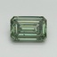 2.01 Ct. Fancy Vivid Green Emerald Lab Grown Diamond