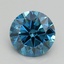 2.14 Ct. Fancy Vivid Blue Round Lab Grown Diamond