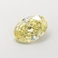 1.10 Ct. Fancy Light Yellow Oval Lab Grown Diamond