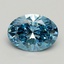 1.37 Ct. Fancy Vivid Blue Oval Lab Grown Diamond