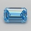 1.84 Ct. Fancy Vivid  Blue Emerald Lab Grown Diamond