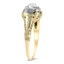 The Caicos Ring, smalltop view on a hand