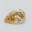 0.72 Ct. Fancy Intense Yellow Pear Lab Grown Diamond