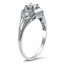 The Abbot Ring, smalltop view on a hand