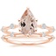 14K Rose Gold Aimee Diamond Bridal Set