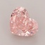 1.24 Ct. Fancy Vivid  Pink Heart Lab Grown Diamond