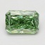 1.56 Ct. Fancy Vivid Green Radiant Lab Grown Diamond