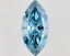 9.21 Ct. Fancy Vivid Blue Marquise Lab Grown Diamond